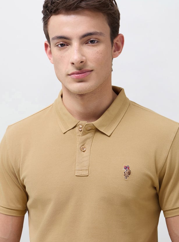 US POLO ASSN Solid Polo T-shirt