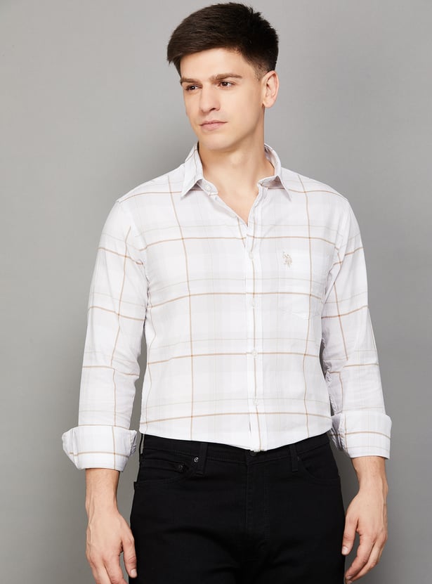 US POLO ASSN Checked Regular Fit Shirt