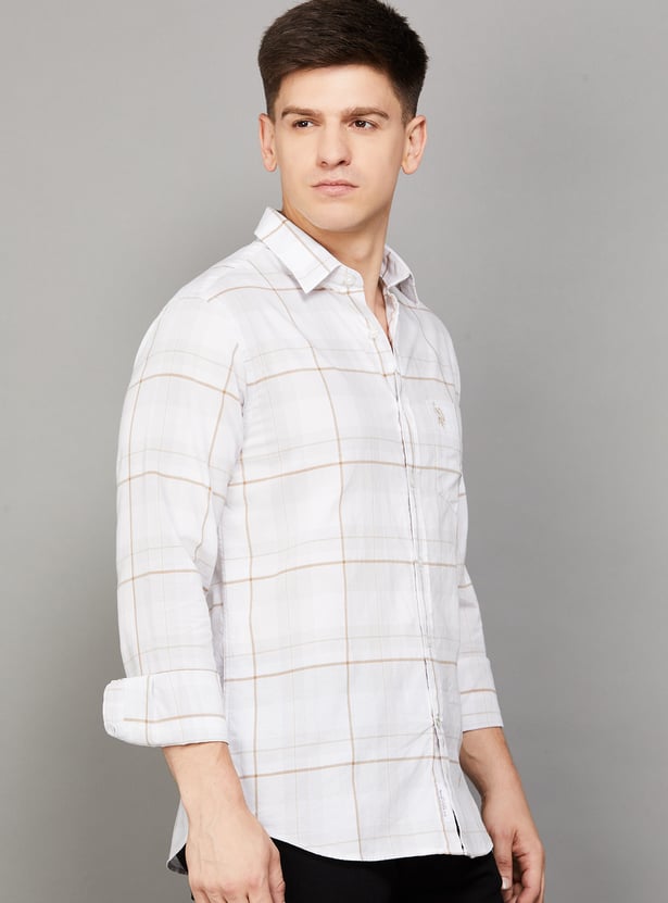 US POLO ASSN Checked Regular Fit Shirt