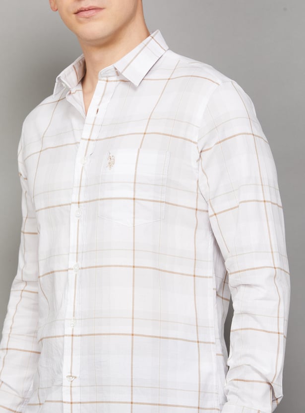 US POLO ASSN Checked Regular Fit Shirt