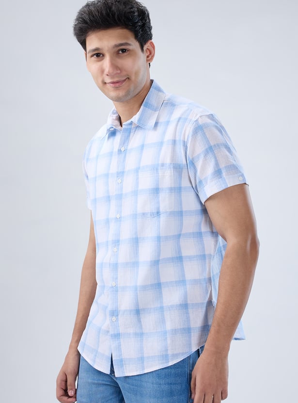 SPYKAR Checked Slim Fit Shirt