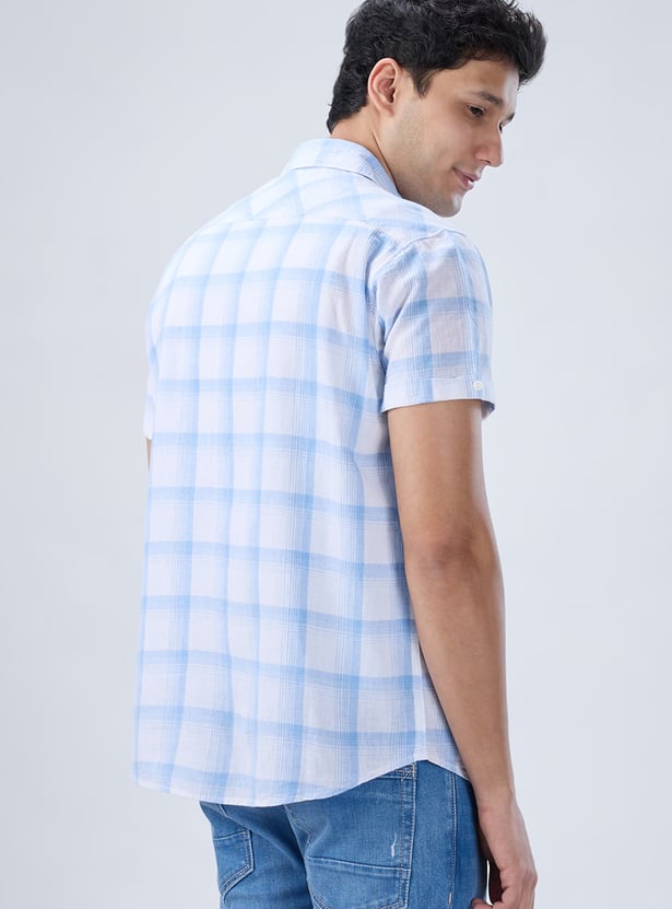 SPYKAR Checked Slim Fit Shirt