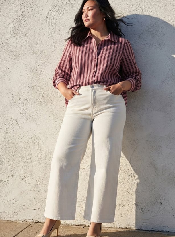 NEXUS Striped Button-Down Shirt