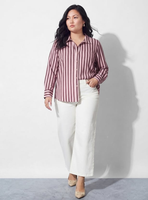 NEXUS Striped Button-Down Shirt