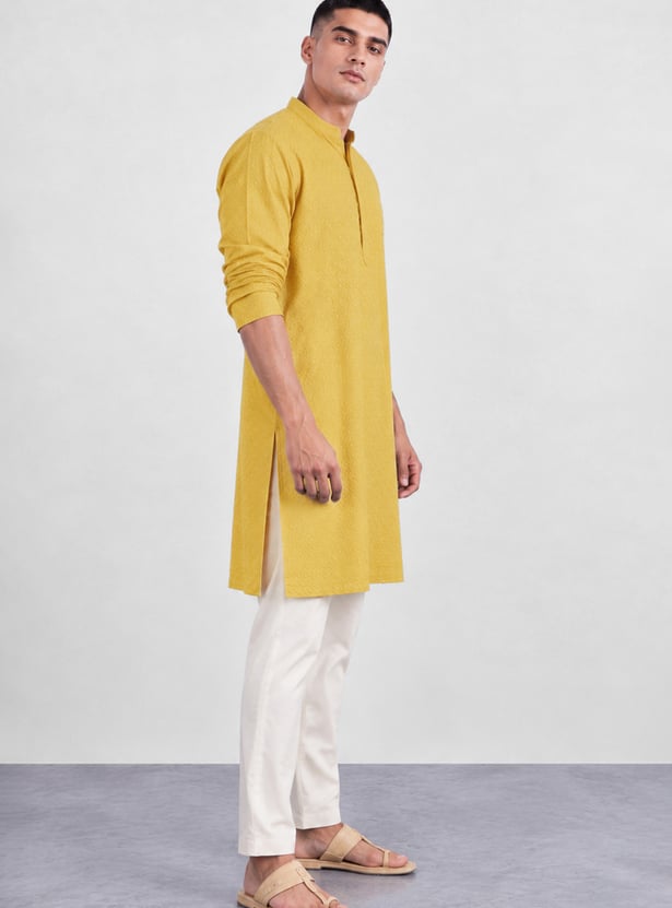 MELANGE Embroidered Straight Kurta