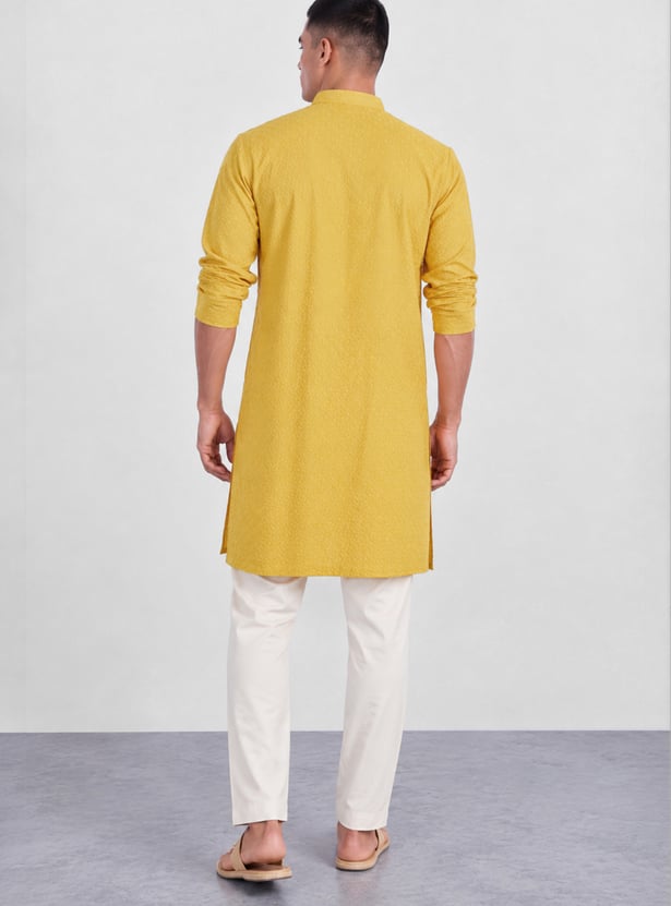 MELANGE Embroidered Straight Kurta