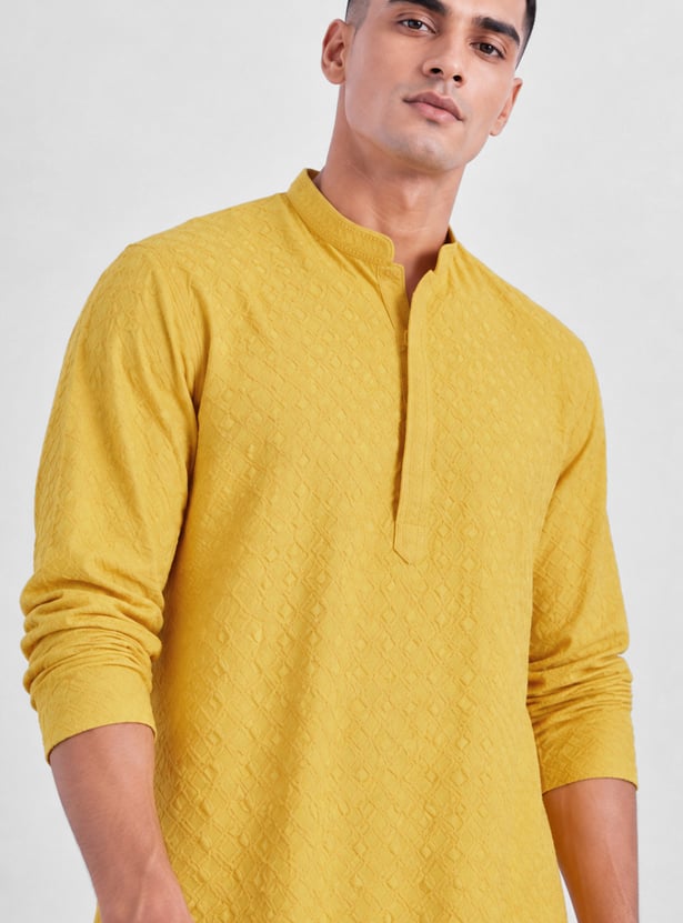 MELANGE Embroidered Straight Kurta