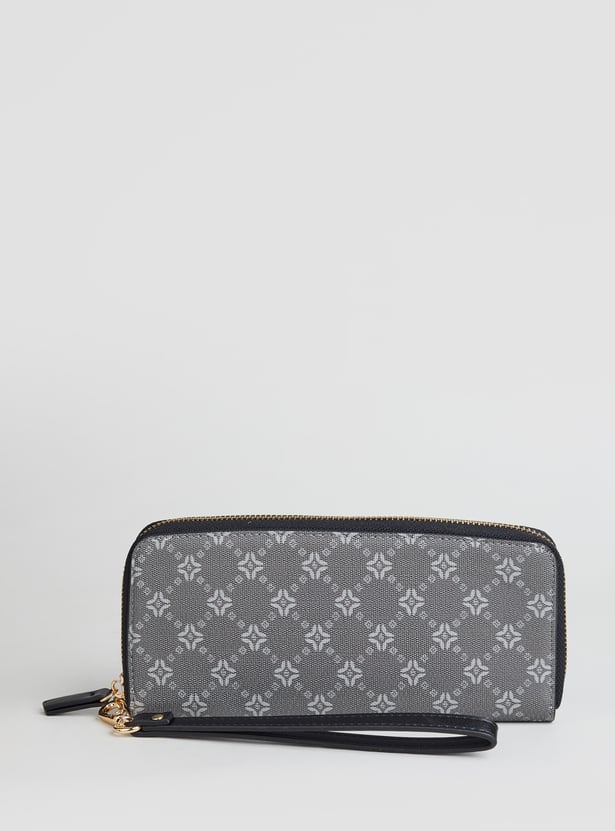 GINGER Patterned Zip-Around Wallet