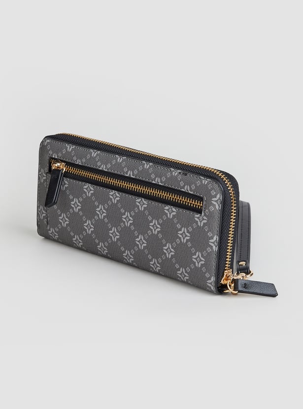 GINGER Patterned Zip-Around Wallet