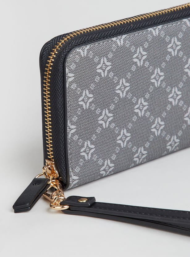 GINGER Patterned Zip-Around Wallet