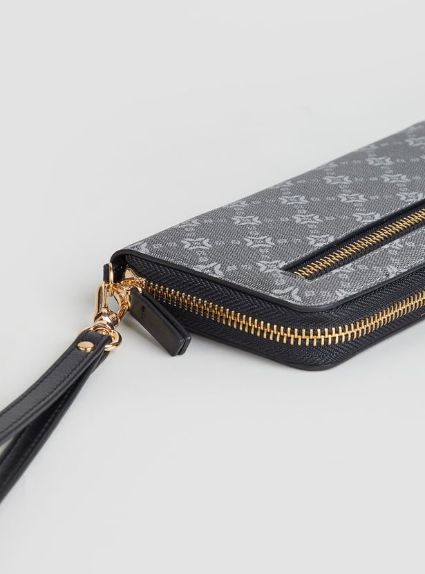 GINGER Patterned Zip-Around Wallet