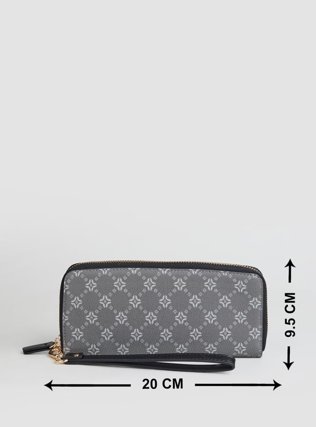 GINGER Patterned Zip-Around Wallet