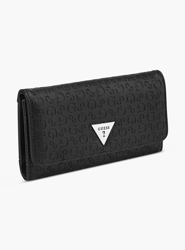 GUESS Embossed Bi-Fold Wallet