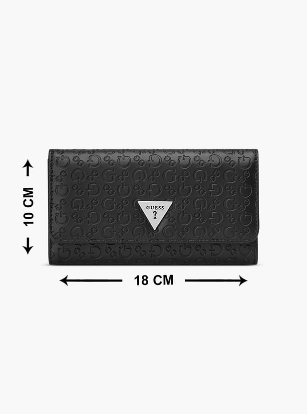 GUESS Embossed Bi-Fold Wallet