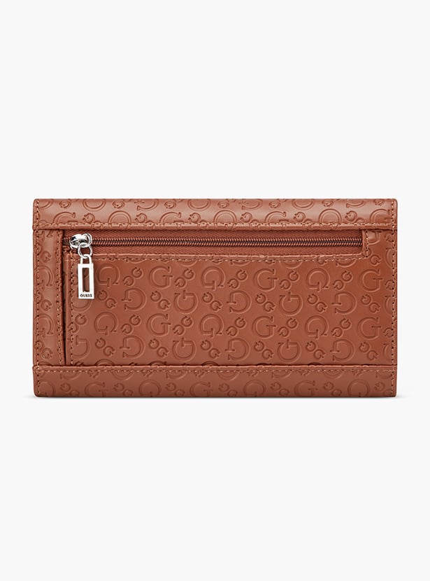 GUESS Embossed Bi-Fold Wallet