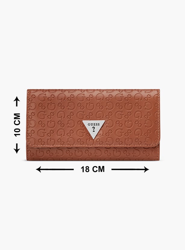 GUESS Embossed Bi-Fold Wallet