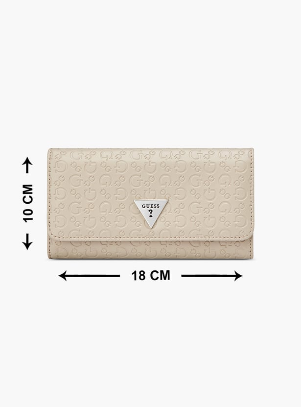 GUESS Embossed Bi-Fold Wallet