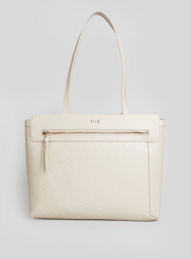 ELLE Embossed Laptop Bag