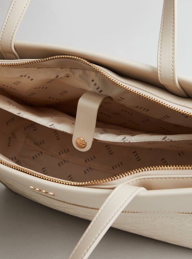 ELLE Embossed Laptop Bag