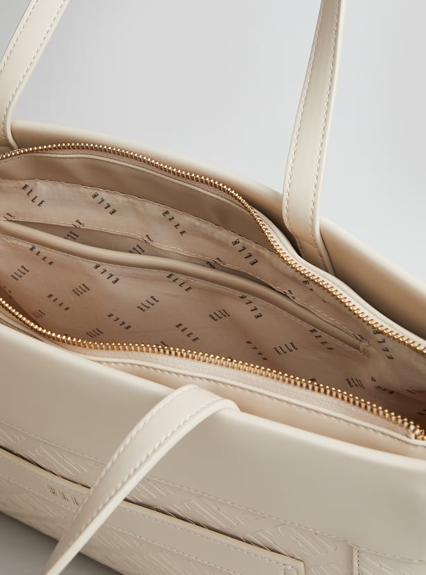 ELLE Embossed Laptop Bag