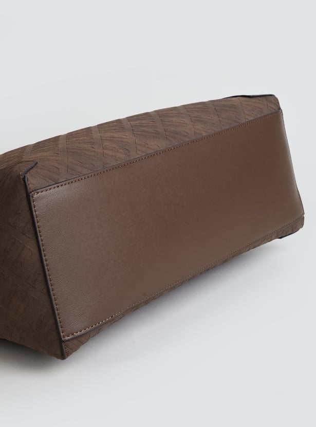 ELLE Embossed Laptop Bag