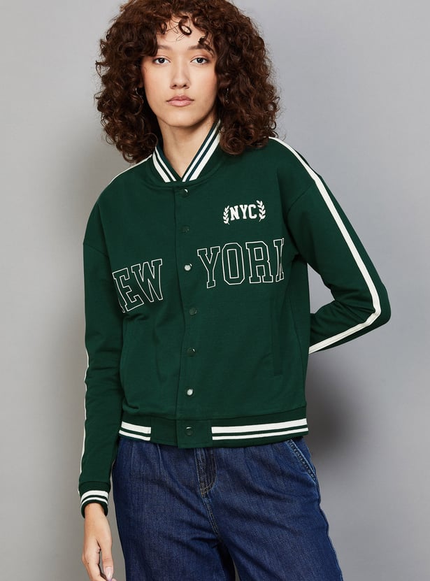 KRAUS Printed Varsity Jacket
