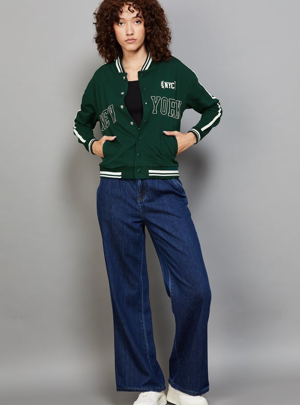 KRAUS Printed Varsity Jacket