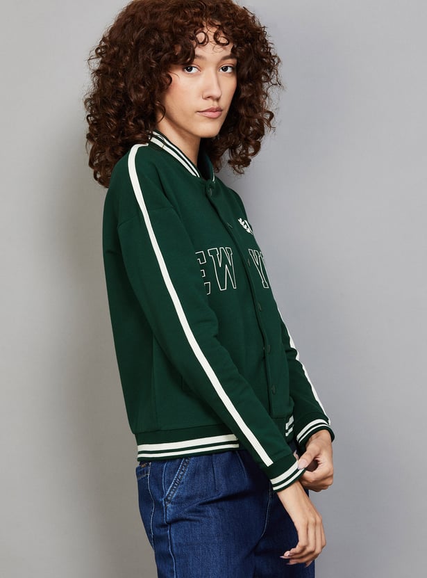 KRAUS Printed Varsity Jacket