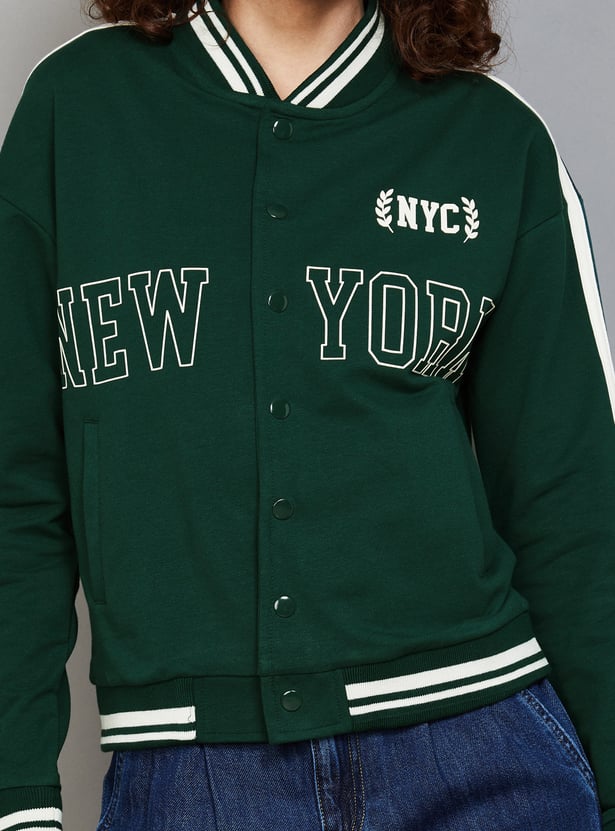 KRAUS Printed Varsity Jacket