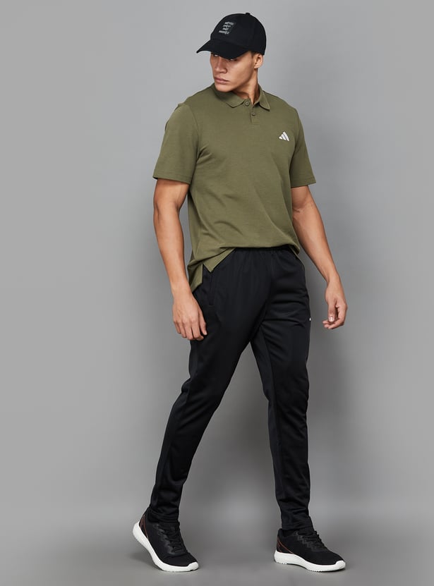 Buy ADIDAS Textured Slim-Fit Track Pants from Adidas at just INR