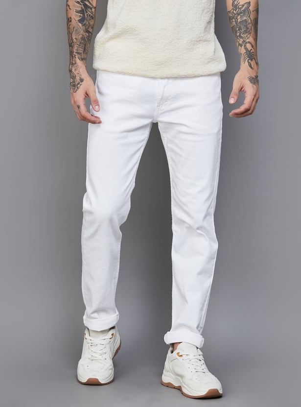 Buy LEVI'S Solid Slim Straight Jeans from Levi's at just INR