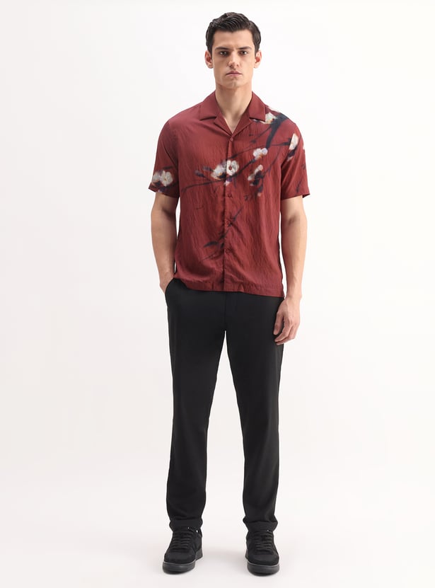 Buy RARE RABBIT Printed Regular Fit Shirt from Rare Rabbit at just INR ...