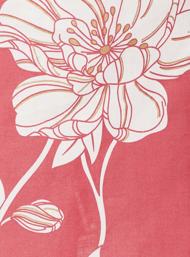 Women Floral Printed Straight Kurta - Pack of 2