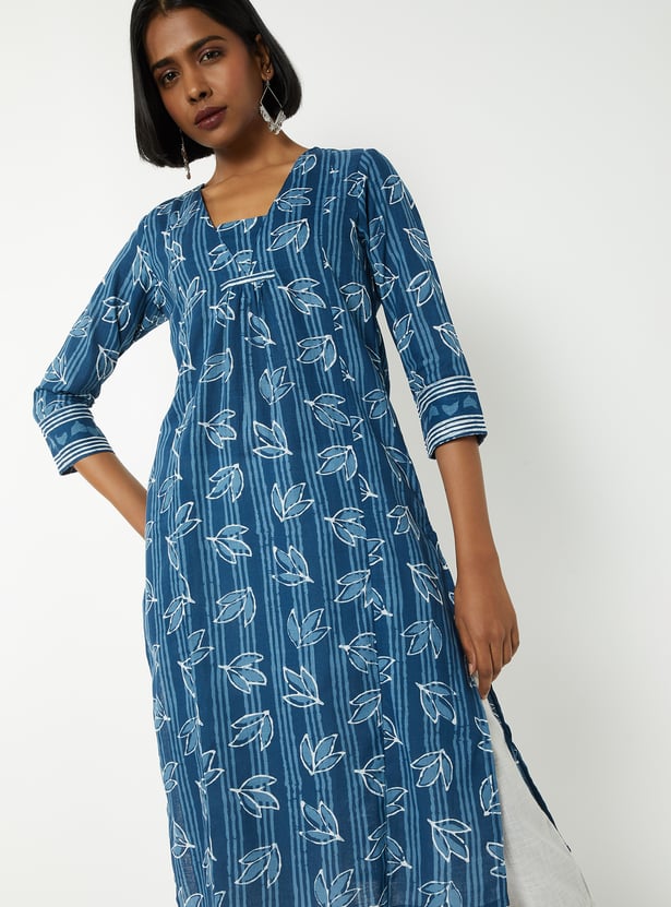 Women Printed Straight Kurta - Pack of 2