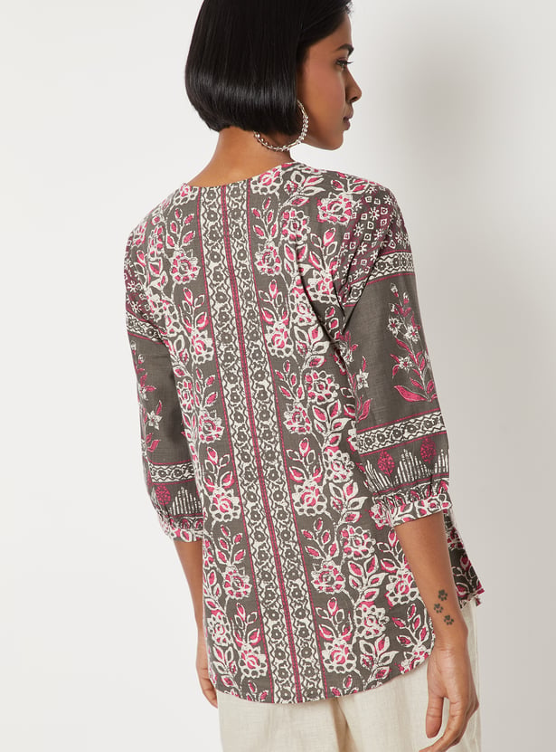 Women Printed Tunic - Pack of 2