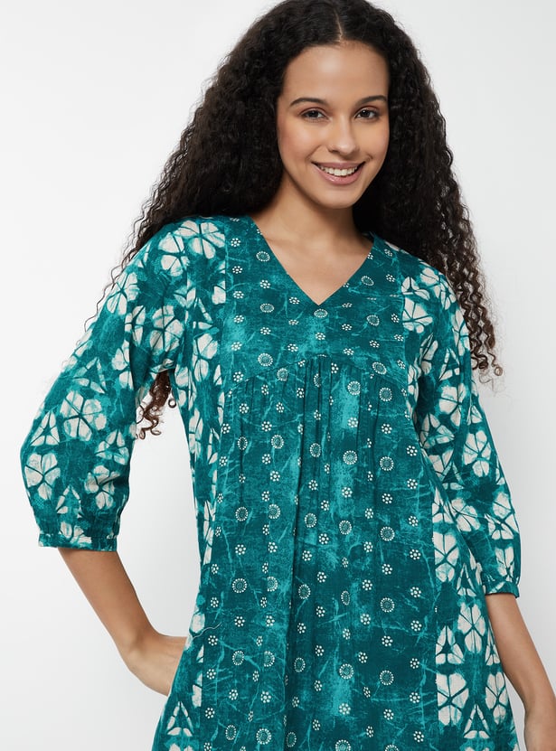 Women Printed Tunic - Pack of 2