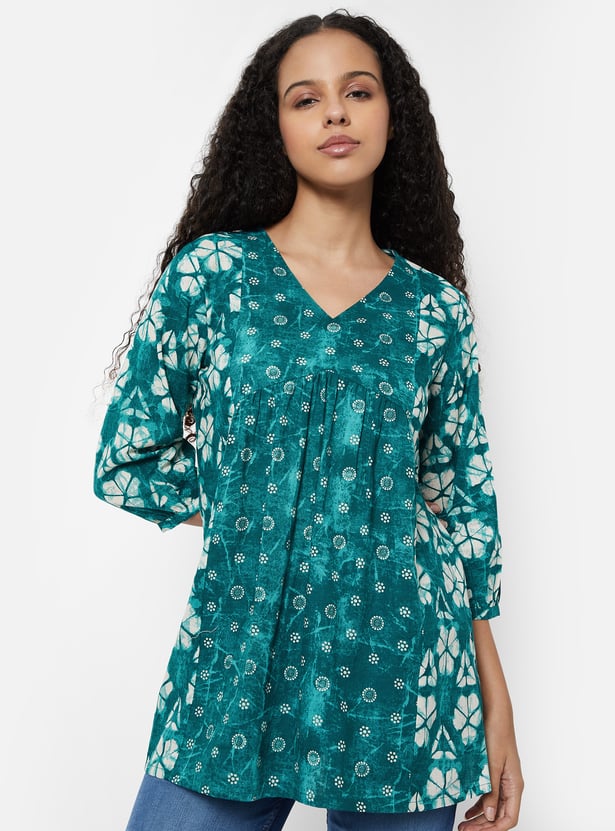 Women Printed Tunic - Pack of 2
