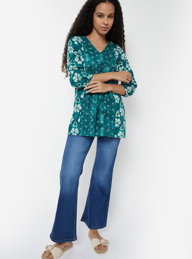 Women Printed Tunic - Pack of 2