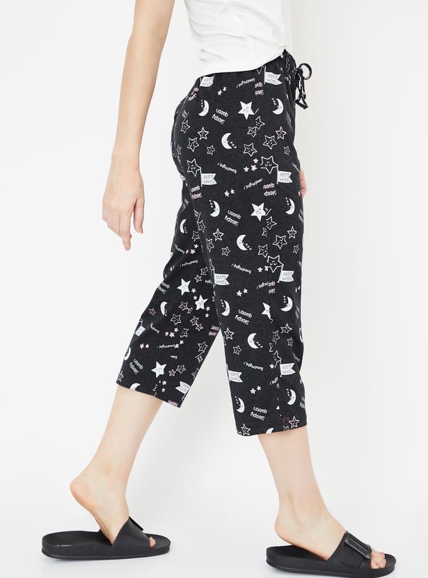 Women Printed Capris - Pack of 2