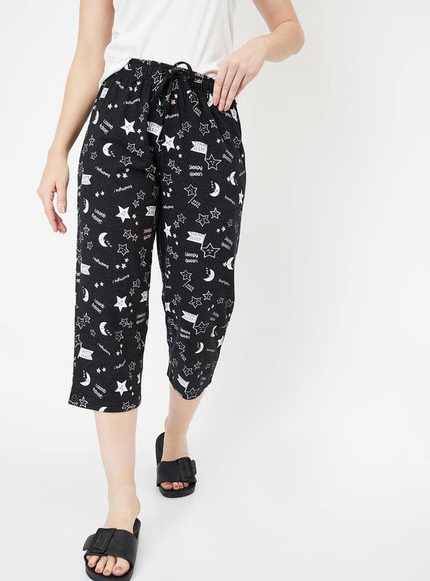 Women Printed Capris - Pack of 2