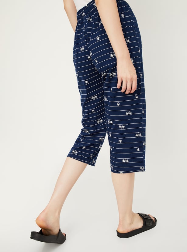 Women Printed Capris - Pack of 2