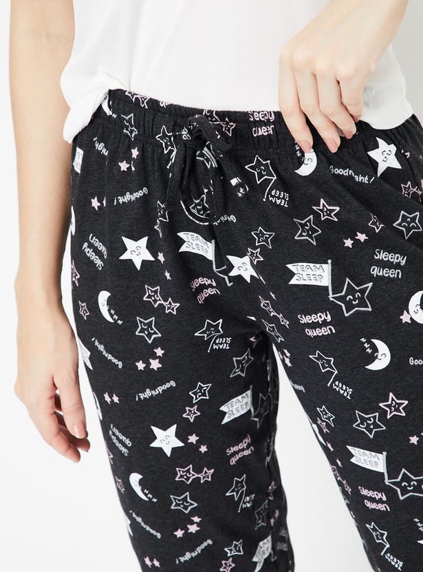 Women Printed Capris - Pack of 2