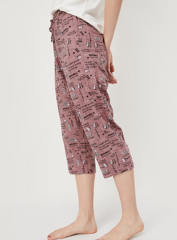Women Printed Capris - Pack of 2