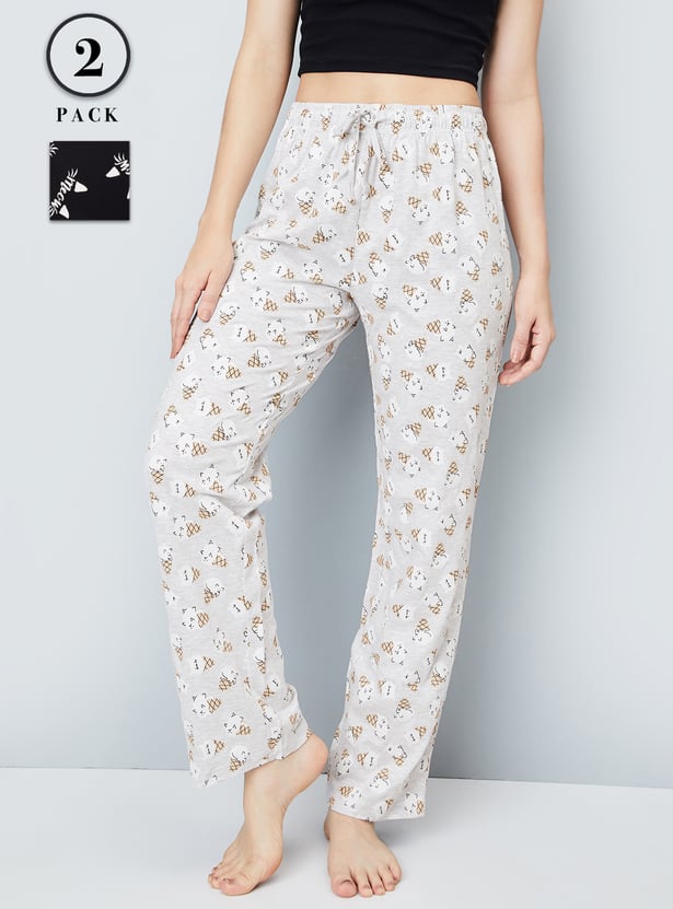 Women Printed Pyjamas - Pack of 2