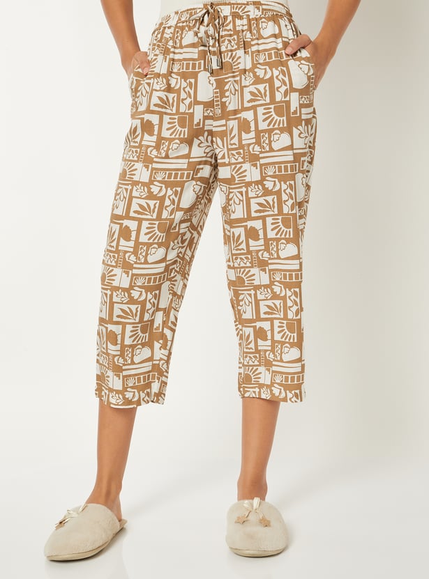 Women Printed Capris - Pack of 2