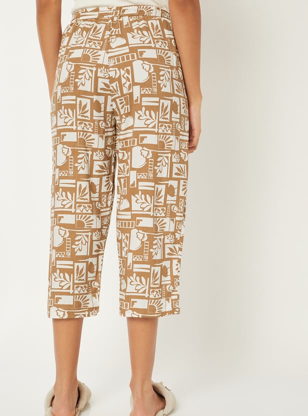 Women Printed Capris - Pack of 2