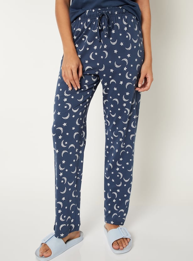 Women Printed PJ Set - Pack of 2