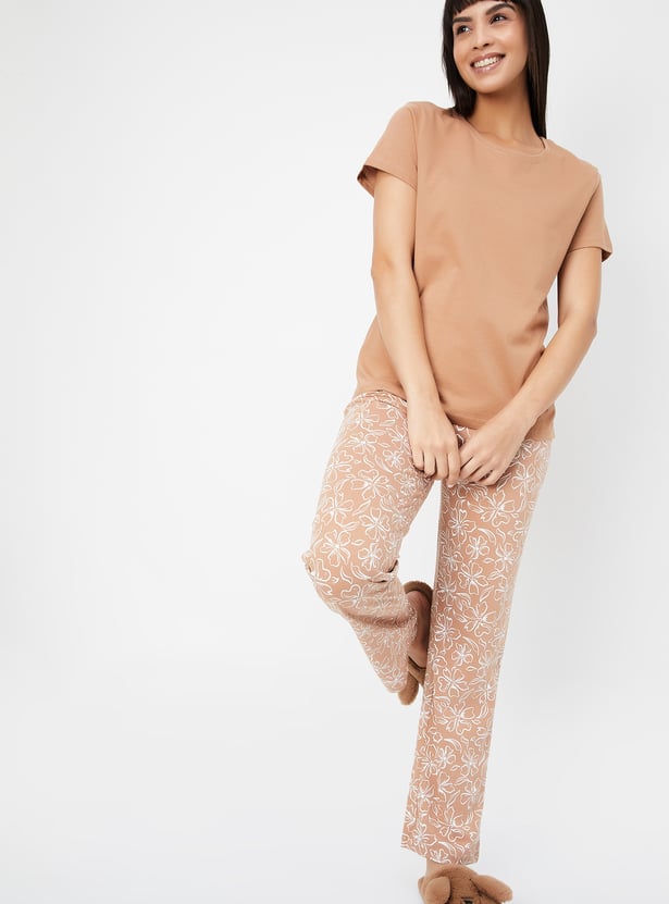 Women Printed PJ Set - Pack of 2