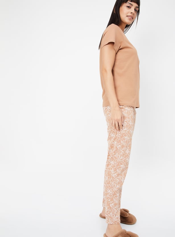 Women Printed PJ Set - Pack of 2