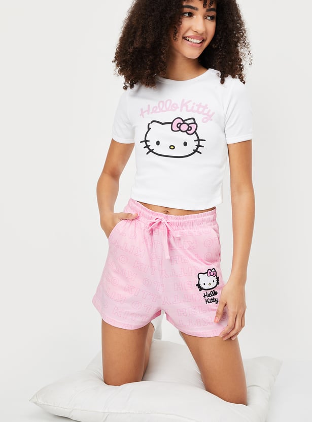 Women Character Print Shorts Set - Pack of 2